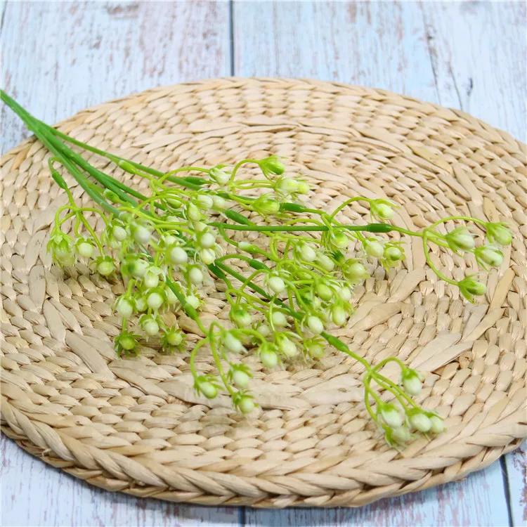 Искусственные цветы из жасмина в виде ветвей фруктов пластиковые с листьями для