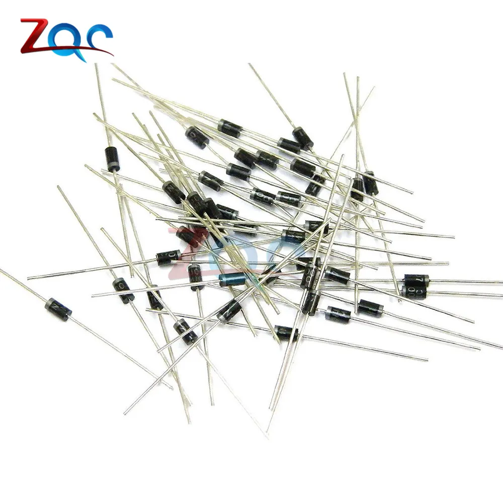 100PCS 1A 1000V Diode 1N4007 IN4007 DO-41 100% New Original | Инструменты