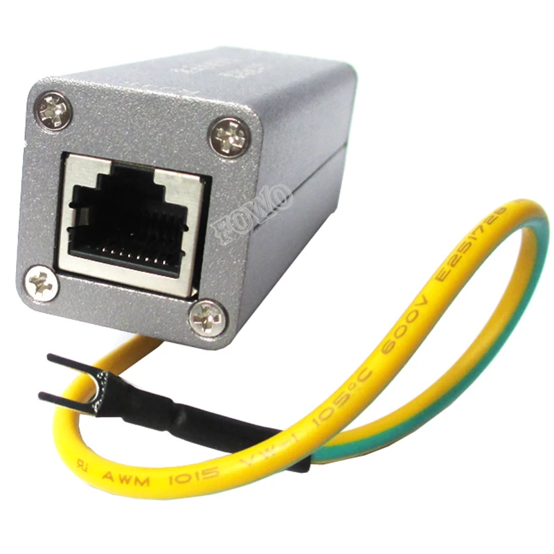 Сетевой Ethernet RJ45 RJ 45 Защита от перенапряжения гром молниеносное устройство