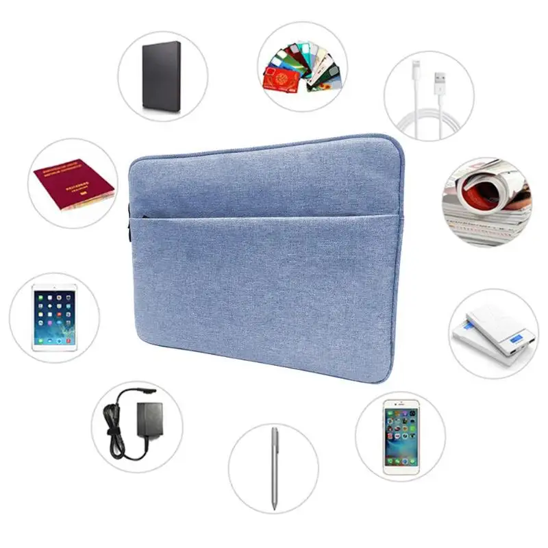 

7.9/8/9.7/10/10.5 inch Tablet Oxford Cloth Sleeve Pouch Case Shockproof Bag for Mini/iPad/Kindle Waterproof Protective Cover