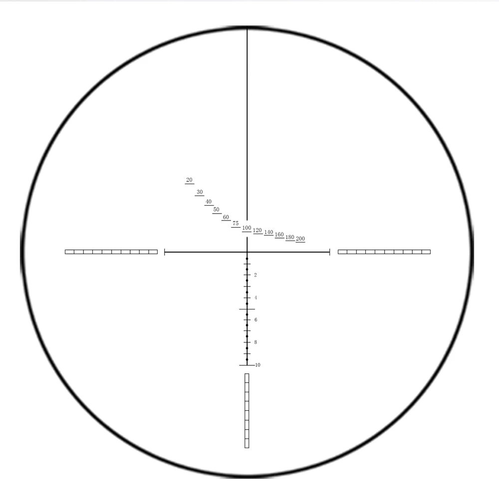 Открытие Тактический полуавтоматическое ружье вид 30 мм трубки VT-T 6-24x50SF FFP сторона