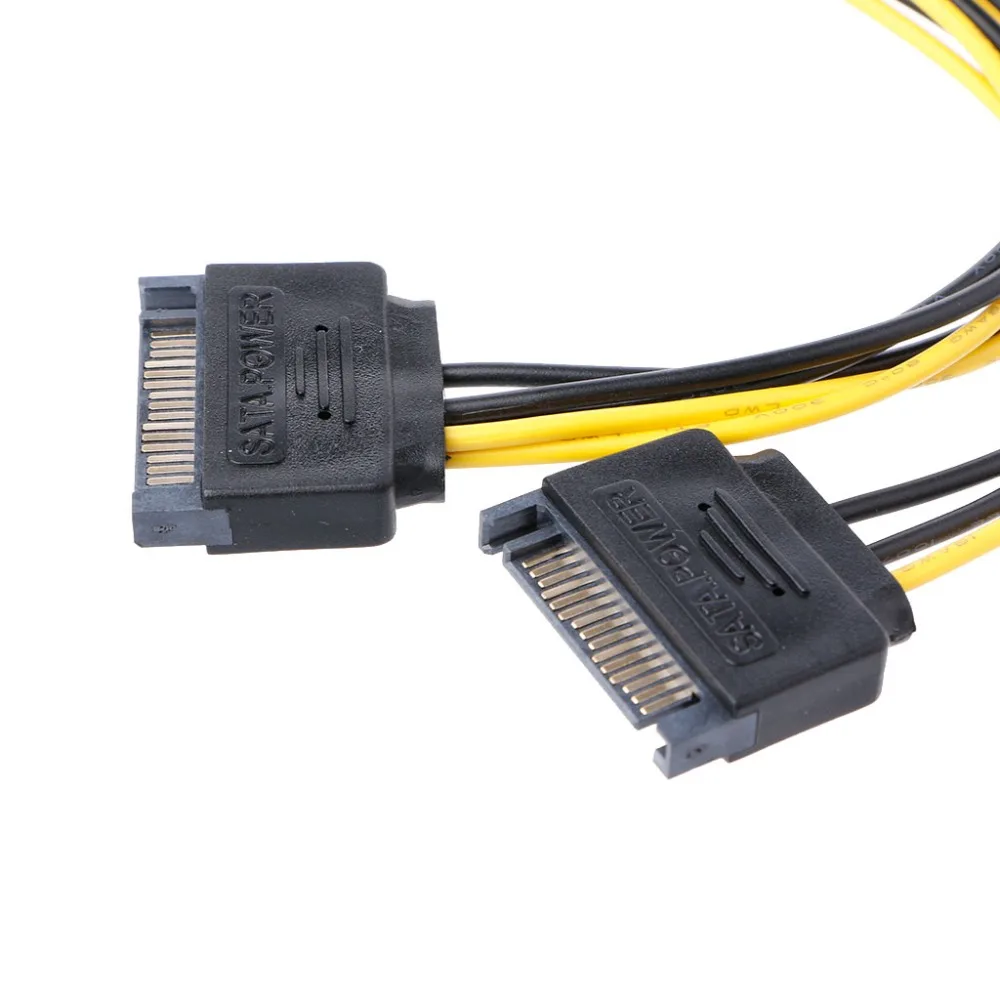 Кабель питания PCI-E Male для ПК графический видеодисплей карта 20 см провод 18AWG C26