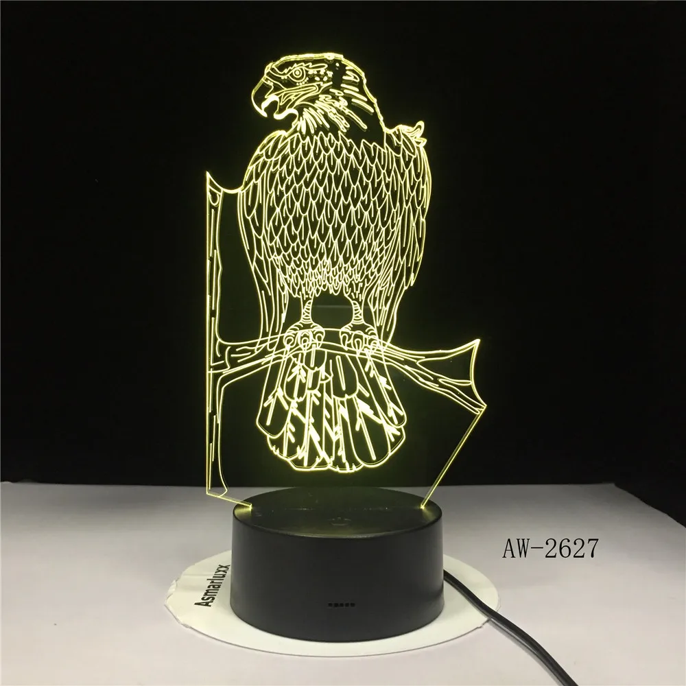 Польский Орел Тысячелетнего Сокола польский герб Polska 3D Оптическая иллюзия USB
