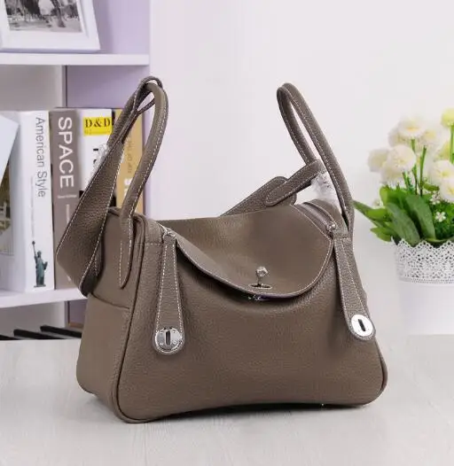 dark gray 26cm RTATD, новинка, натуральная кожа, коробка, женские сумки, модные, известный бренд, дизайн, женские сумки на плечо,, женские сумки через плечо, B078 - Цвет: dark gray 26cm