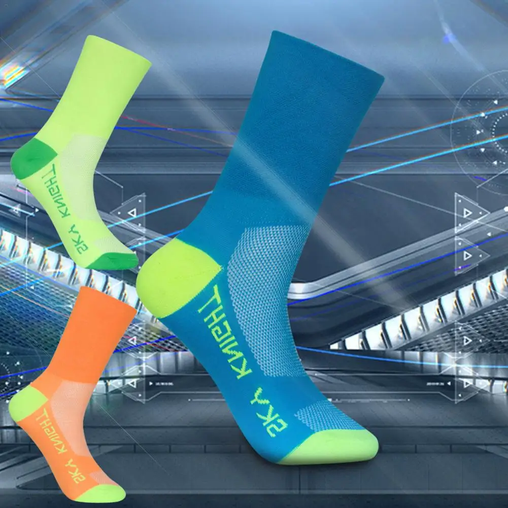 Спортивные велосипедные носки для верховой езды пропускающие воздух беговые