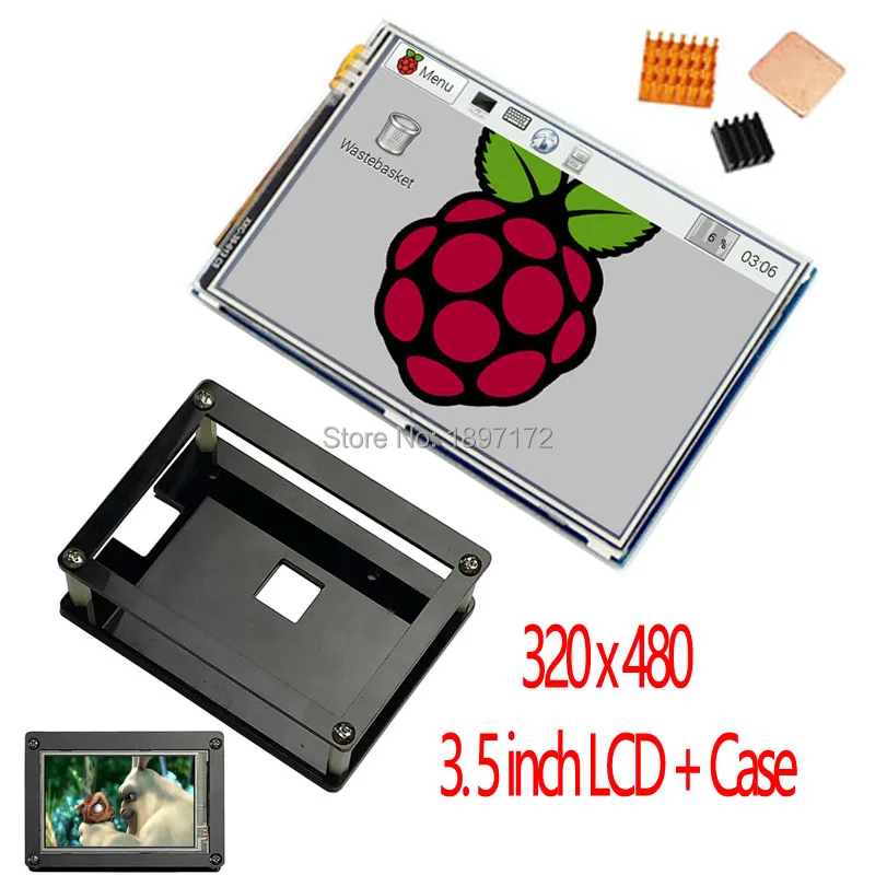 Raspberry Pi 3 модуль B/4B 5 дюймовый ЖК дисплей tft pi lcd raspberry с сенсорным экраном для