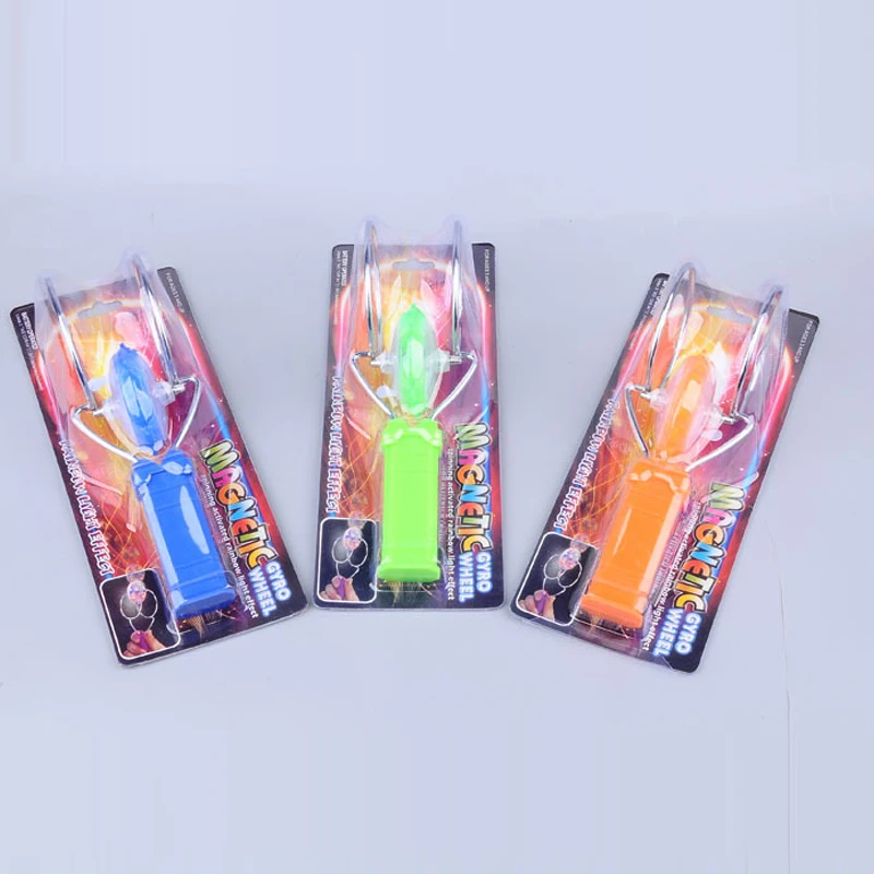 2017 бренд 1 шт. музыкальная светящаяся гироскоп вращающегося магнитного Красочные