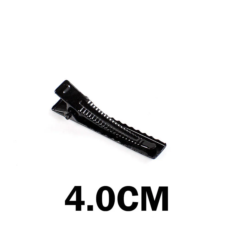 40x7.0mm 20 шт./лот, черный цвет, одиночные заколки для волос, зубчатая шпилька с зубами для самостоятельной сборки, заколка для волос с бантом, установка для изготовления ювелирных изделий - Цвет: 40x7.0mm
