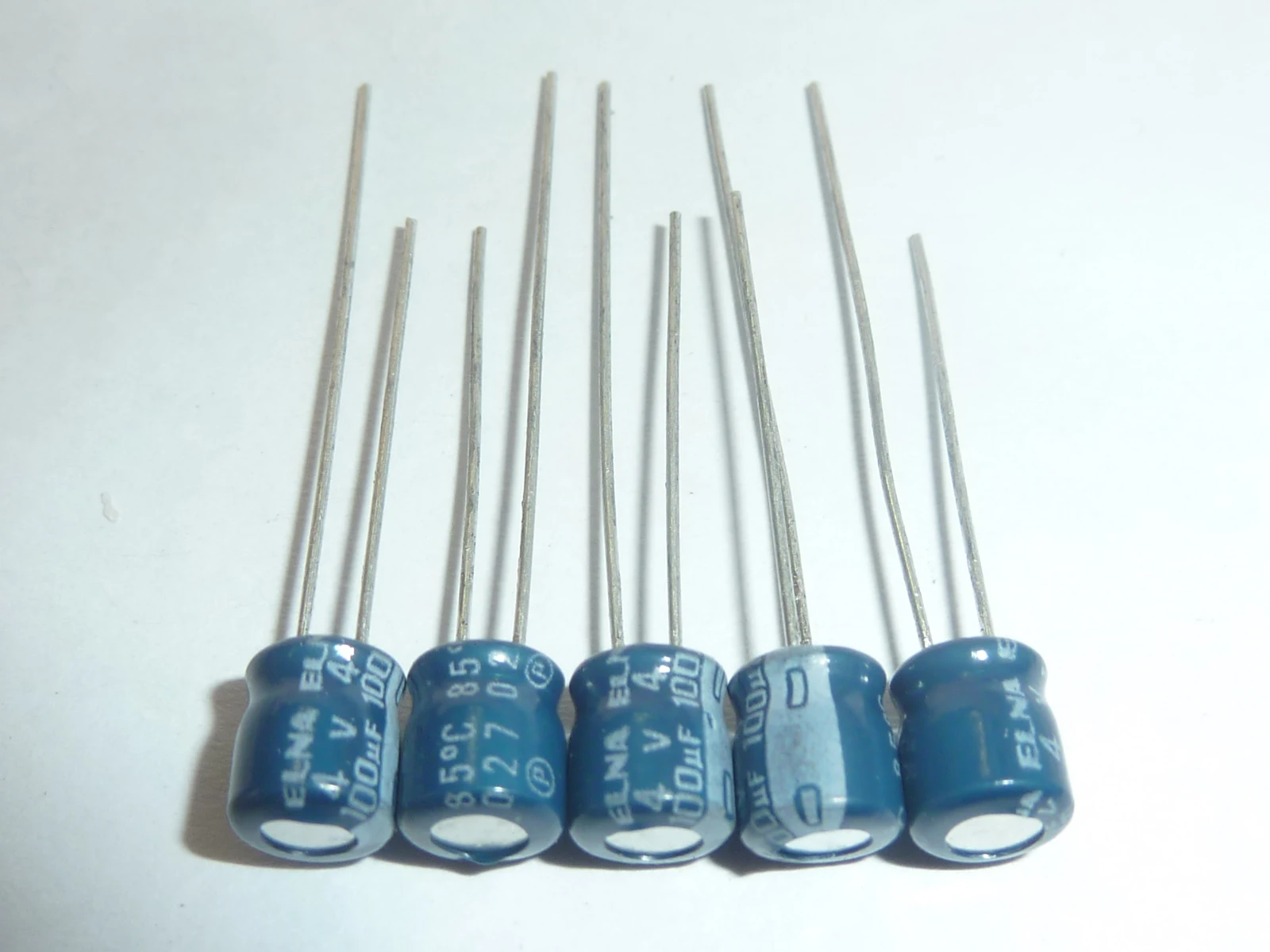10pcs 100uF 4V ELNA 5x5mm Blue 4V100uF Audio Capacitor | Электронные компоненты и принадлежности