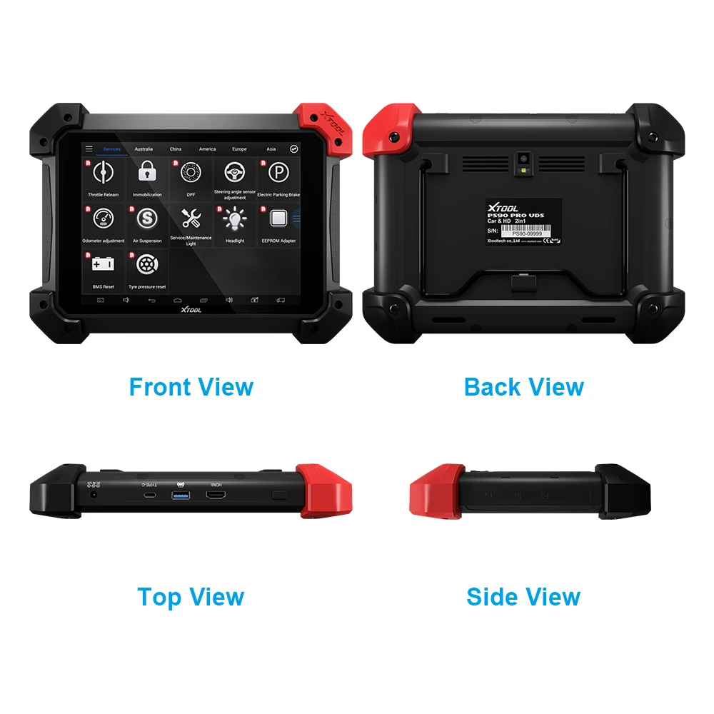 Xtool Ps90 Pro мощный диагностический инструмент для автомобиля/грузовика/дизельного