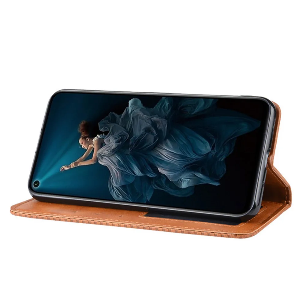 Для huawei Nova 5T чехол 6 26 дюймов роскошный Флип PU кожаный в виде бумажника магнитный