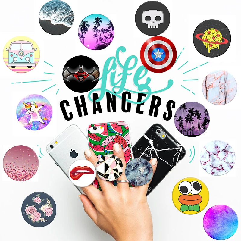 PopSoket Мраморный держатель для телефона расширяющаяся подставка Pops and Grip карманное