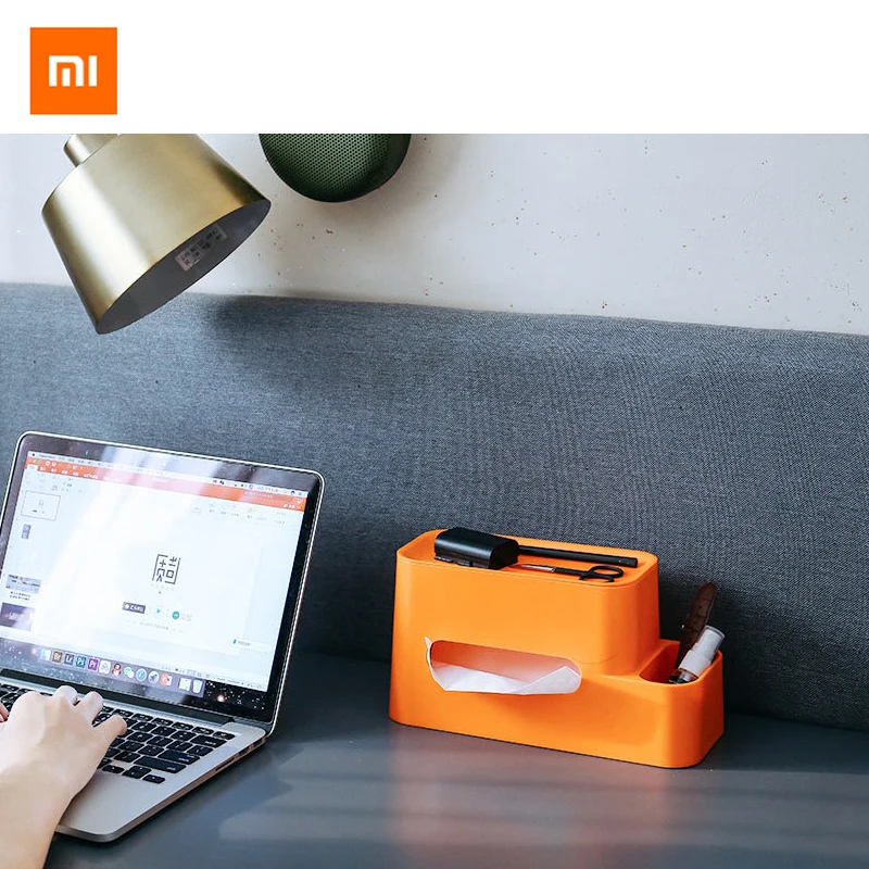 3 цвета оригинальный Xiaomi коробка для хранения салфеток настольная офиса умный
