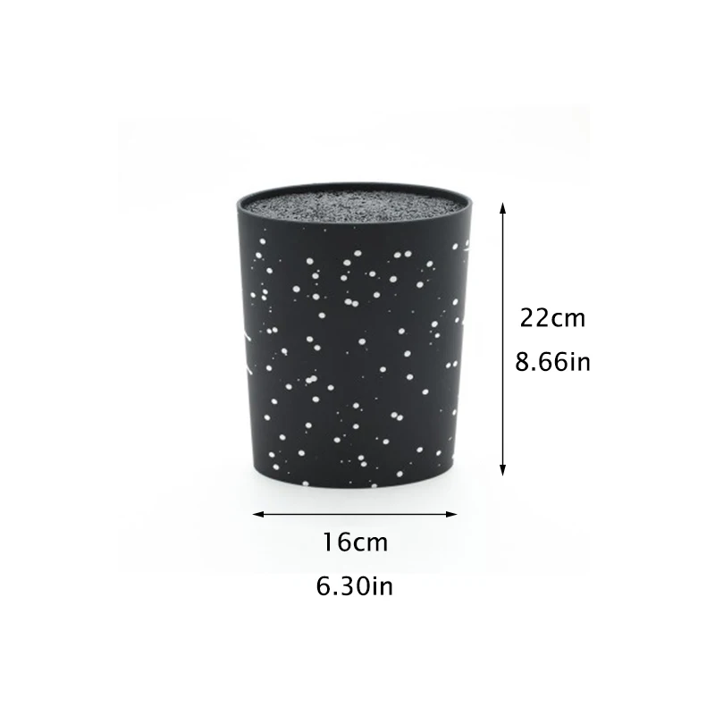 Подставка для ножей с пластиковой вставкой универсальная подставка