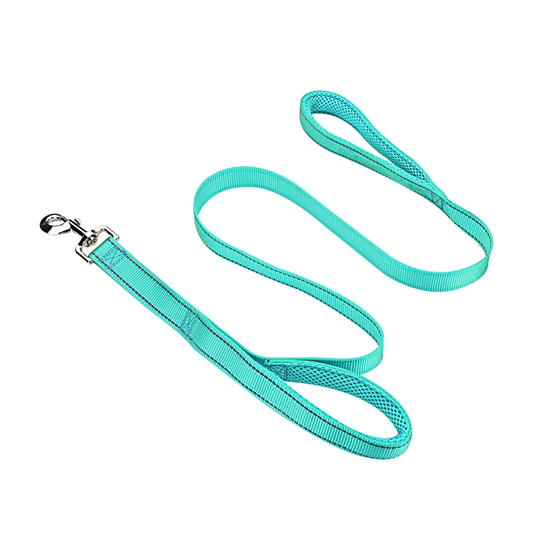 Нейлоновый Поводок для собак Светоотражающий поводок с двумя ручками мягкая