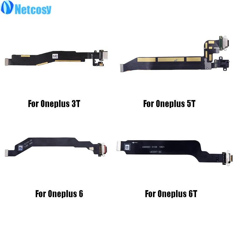 Netcosy для Oneplus 3T A3010 5T A5010 порт для зарядной USB док-станции кабеля разъем гибкий кабель Зарядное устройство Разъем для мобильного телефона Oneplus 6 A6000 6T A6013