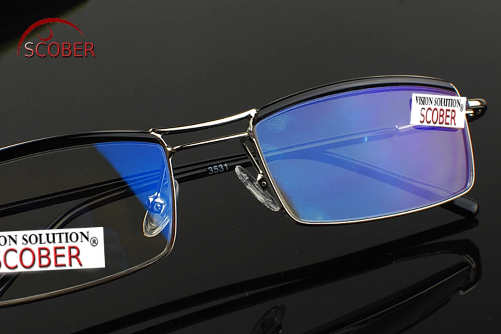 Новинка 2019 Магнитные очки для чтения линзы с покрытием из сплава деловые двойной