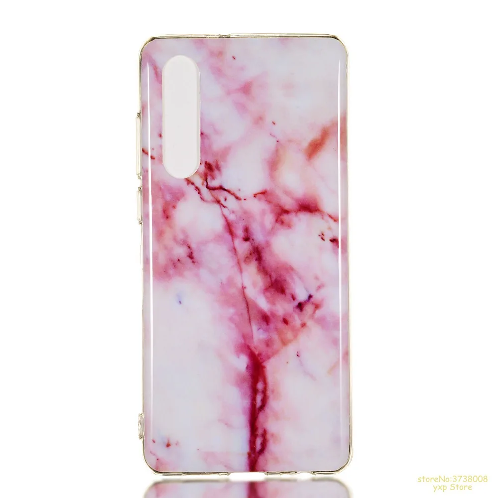 Новая мода Мрамор Pattern Мягкие TPU чехол для телефона huawei P30/P30 Pro/P9 Lite мини анти стук