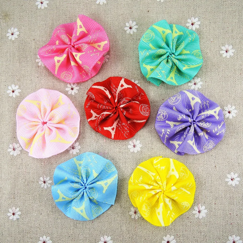 Новое поступление 2016 7 цветов 5 см корсажная лента бант сделай сам цветы ручной