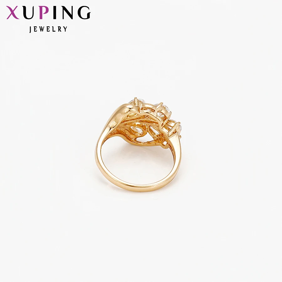 Xuping модное кольцо красивый дизайн покрытые розовым золотом женские кольца, бижутерия подарок на Рождество S32, 5-11719