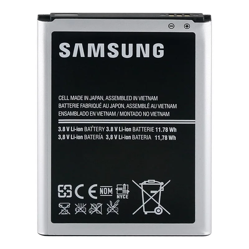 Оригинальный аккумулятор samsung для Galaxy Note 2 N7100 N7102 N7105 T889 EB595675LU 3100 мАч чехол в