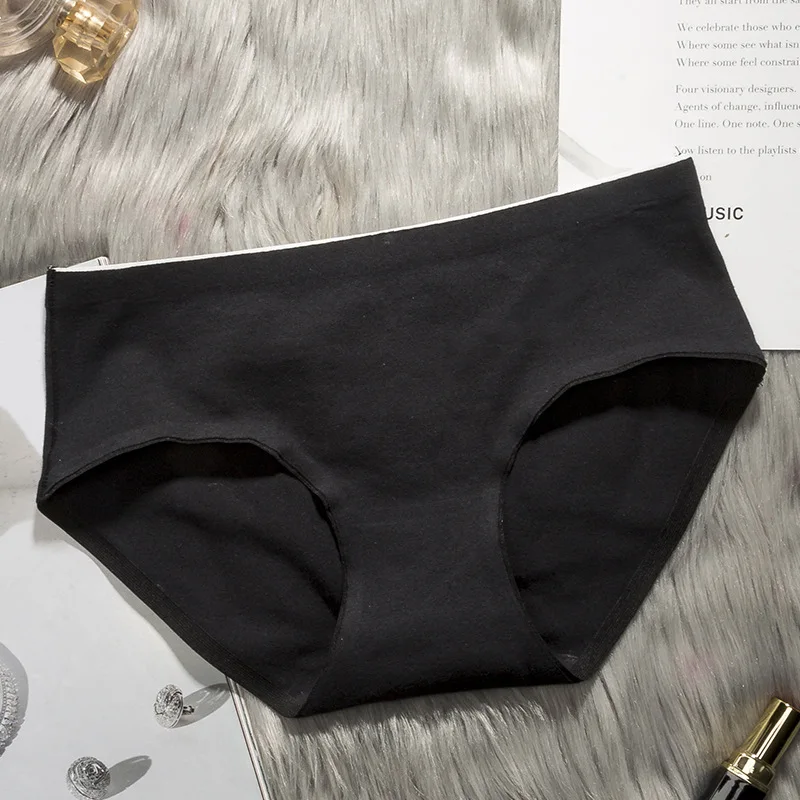 SP & CITY 4 шт. простое дизайнерское дышащее хлопковое нижнее белье женские