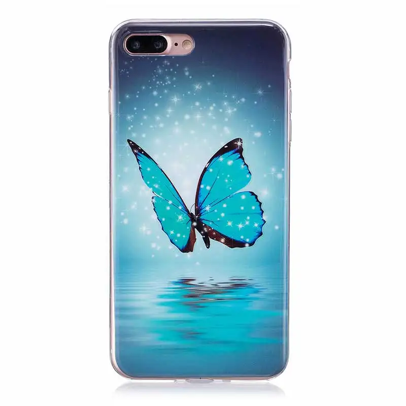 Чехол для huawei P8 P9 P10 Lite плюс чехол телефона цветочным рисунком серии милые