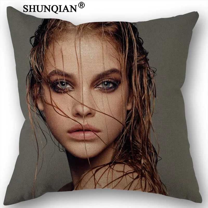 

Custom Barbara Palvin Pillowcase Cotton Linen Square Zippered Pillow Cover For Office,Family Customize Your Picture 45x45cm