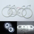 Ультра яркий SMD белый светодиодный ангельские глазки комплект кольцевых гало дневное освещение DRL для Land Rover Freelander 2 2007-2012 ксеносветильник