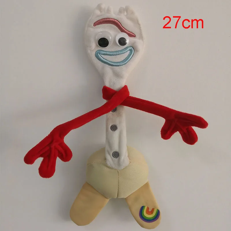 27CM 5-27 см фильм История Игрушек 4 форки Мягкая кукла мультфильм аниме милые плюшевые игрушки для детей подарок на день рождения брелок сумка аксессуары - Цвет: 27CM