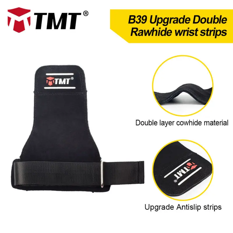 TMT 3 стиль Двойной Сыромятной Кожи Antislip полоски Расширились удлиняется наручные
