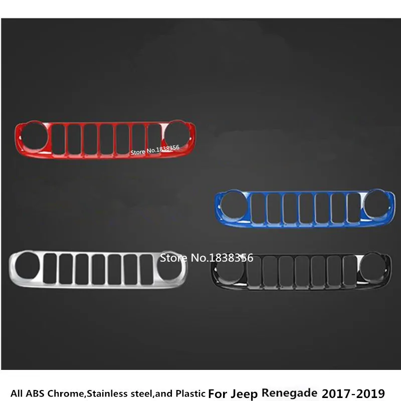 Для Jeep Renegade 2017 2018 2019 2020 Детектор защиты кузова автомобиля ABS Хромированная