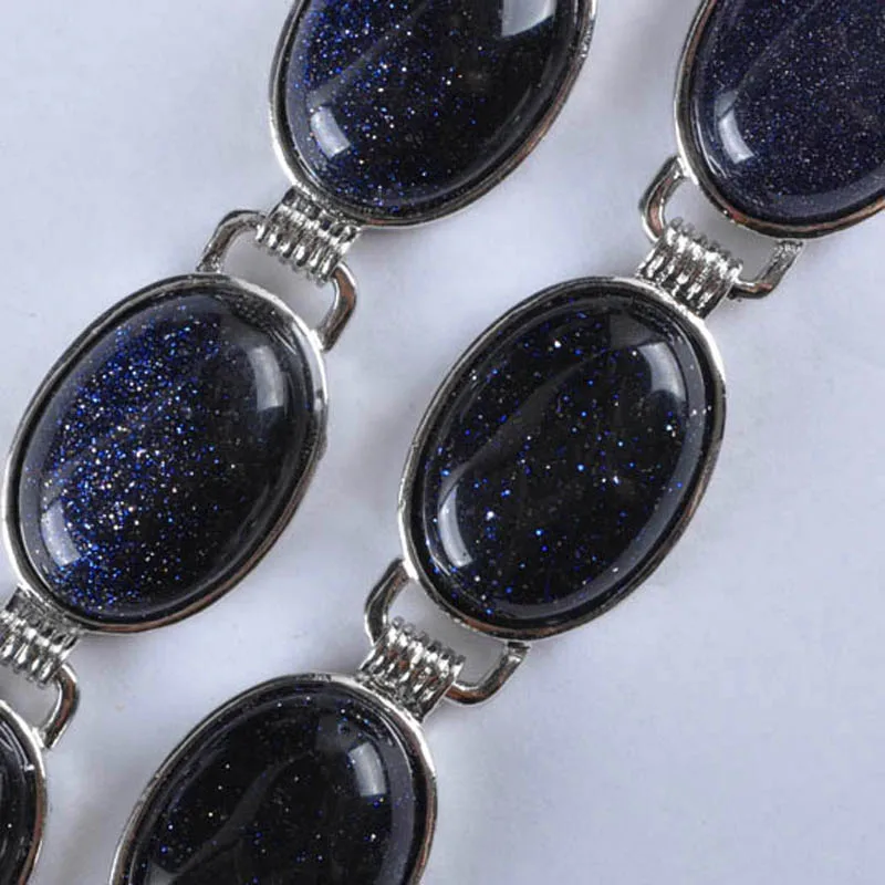 Браслет с синими золотыми бусинами браслет ювелирные изделия для женщин подарок