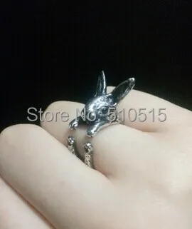 Regalrock Горячие милый кролик заяц Кролик Hug Обёрточная Бумага кольцо|wrap ring|ring ringrabbit