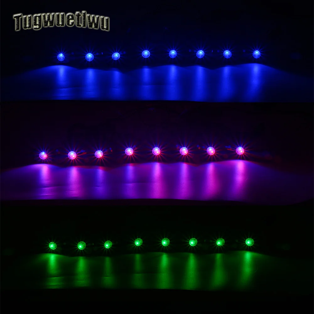 8 шт. светодиодный Рок светильник s ангельские глазки многоцветная RGB Bluetooth