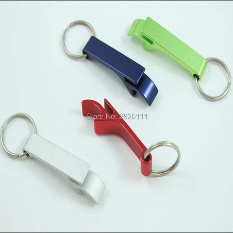 Оптовая продажа 12 шт. открывалка для пивных бутылок брелок алюминиевая банок
