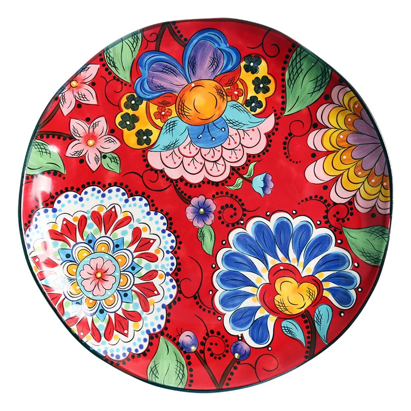 Креативная керамическая тарелка индивидуальное украшение для дома стейка