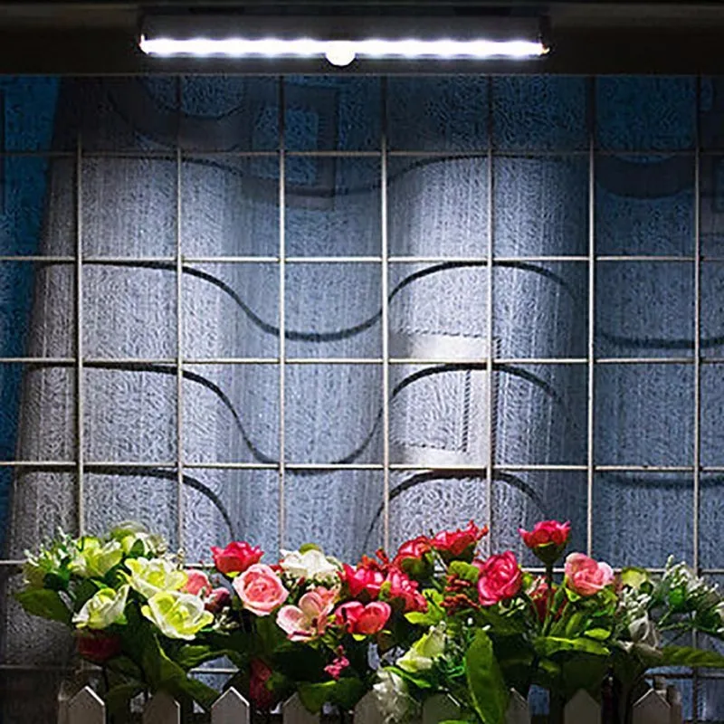 Инфракрасный детектор движения с 10 светодиодами беспроводной сенсорный