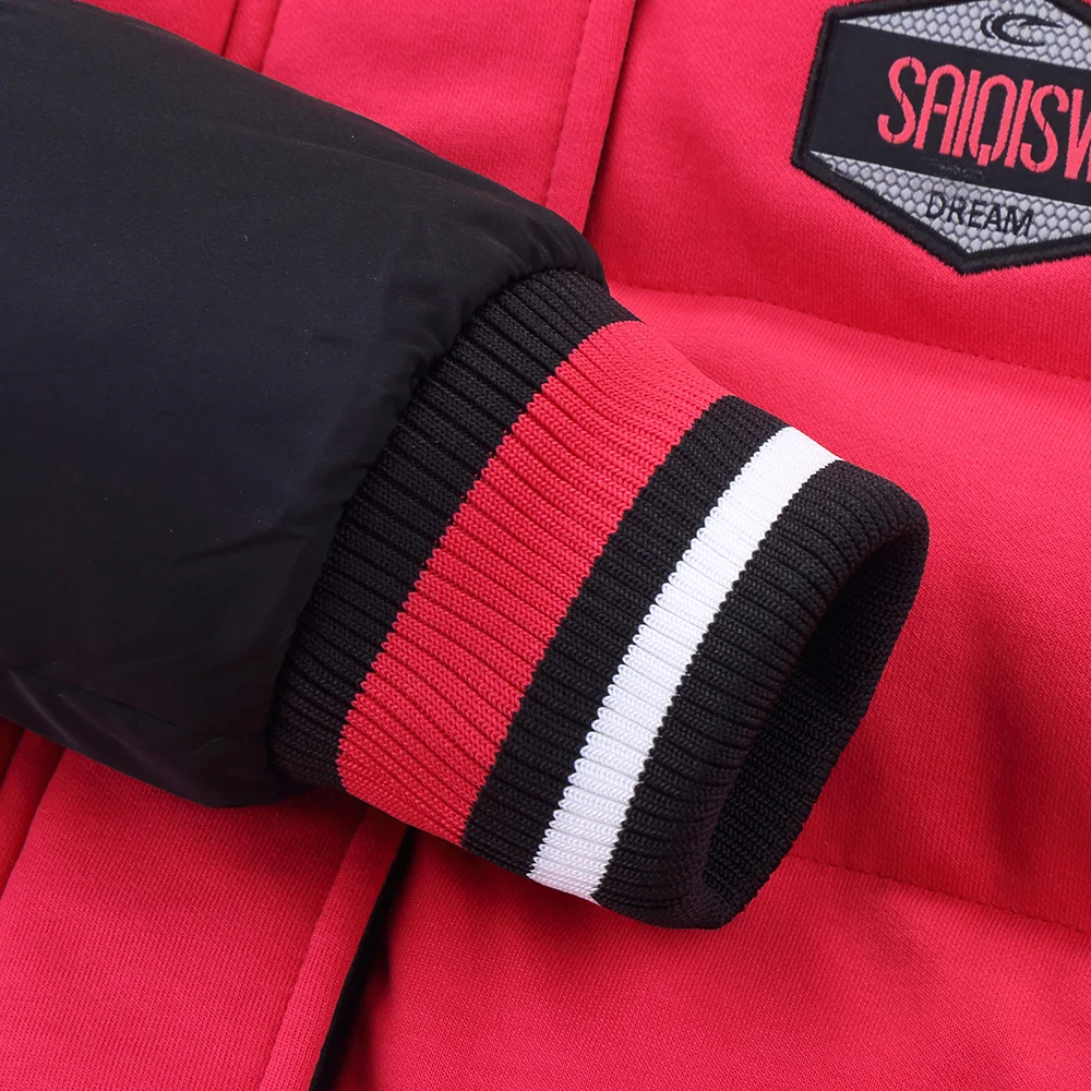 SAIQI Новая Женская осенне-зимняя куртка женская с капюшоном Спортивное толстое