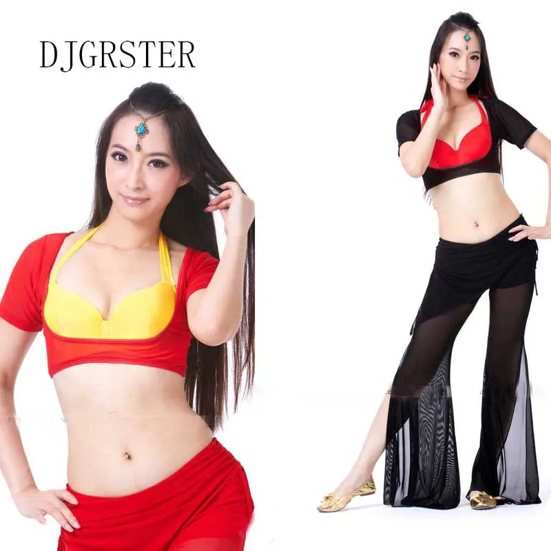 Костюм для танца живота DJGRSTER комплект из бюстгальтера и брюк болливудских танцев