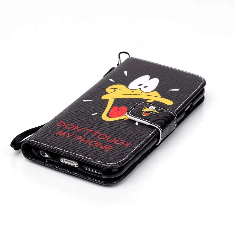 Чехол-бумажник с рисунком для iPod Touch 6 чехол-книжка из искусственной кожи