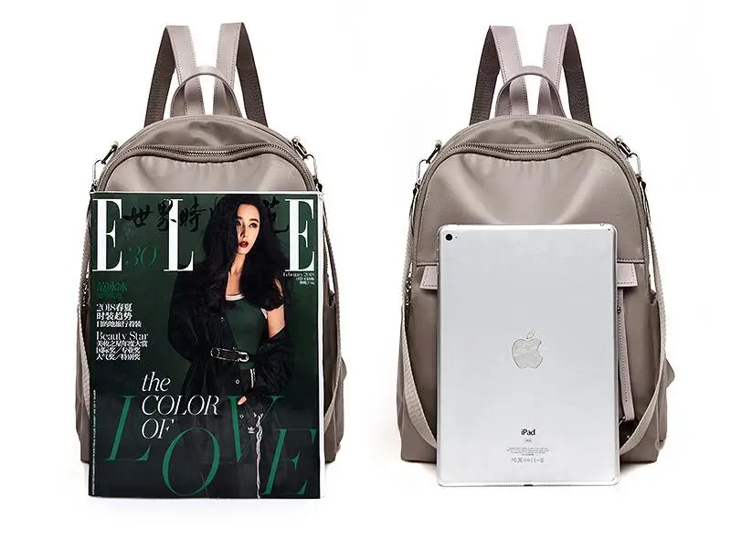 Школьный рюкзак для девочек-подростков Mochila Feminina, женские рюкзаки, нейлоновый водонепроницаемый повседневный рюкзак для ноутбука, женский рюкзак