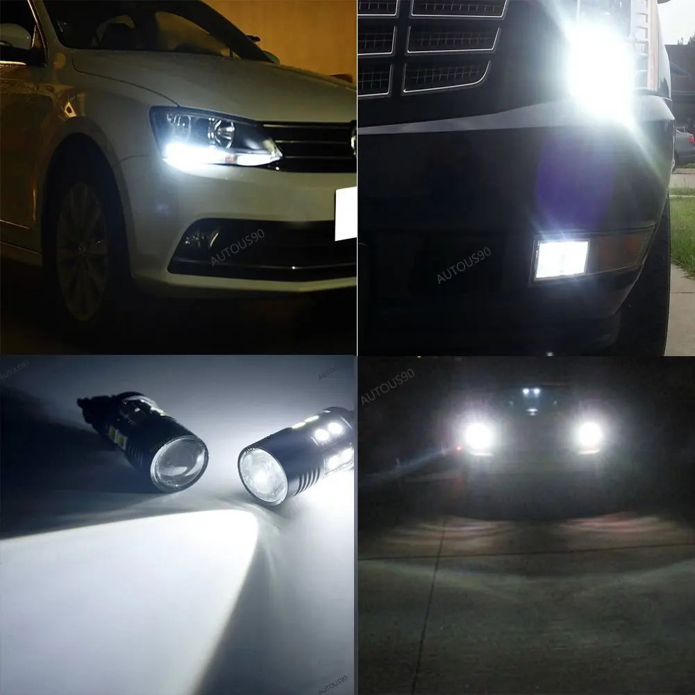 Winhoi автомобилей головной светильник светодиодный лампы COB 3157 3156 3057 3056 12SMD 5050