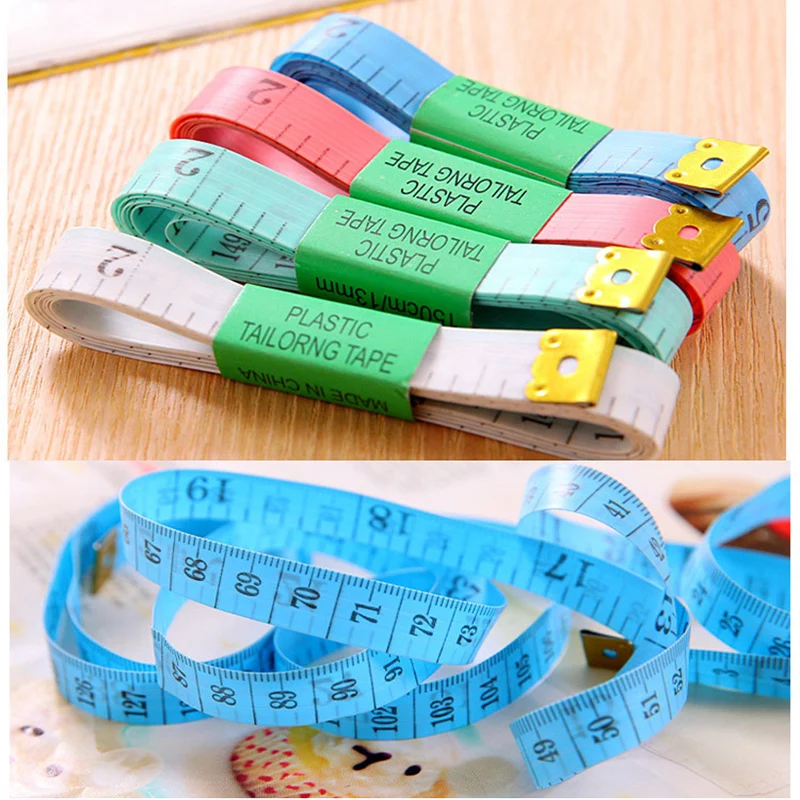 4pc150cm складная пластиковая линейка мини двухсторонняя измерительная лента