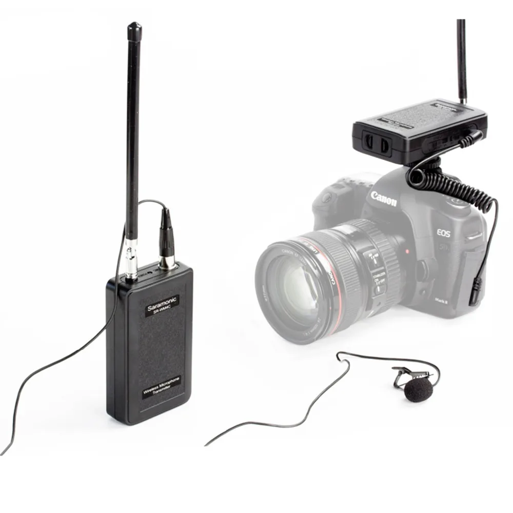 Saramonic WM4CA Профессиональный портативный беспроводной VHF ручной микрофон системы для DSLR камеры/видеокамеры