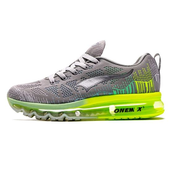 Light gray Onemix мужские спортивные туфли ; обувь с вырезами; летние Ультра Тонкий Push Up светильник амортизатор Летающий вязанные спортивные туфли открытые туфли для бега трусцой - Цвет: Light gray