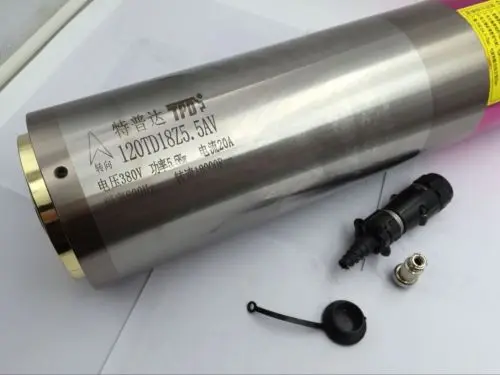 Электродвигатель привода шпинделя АТС 5.5KW с водяным охлаждением 18000 об/мин 380V 12A