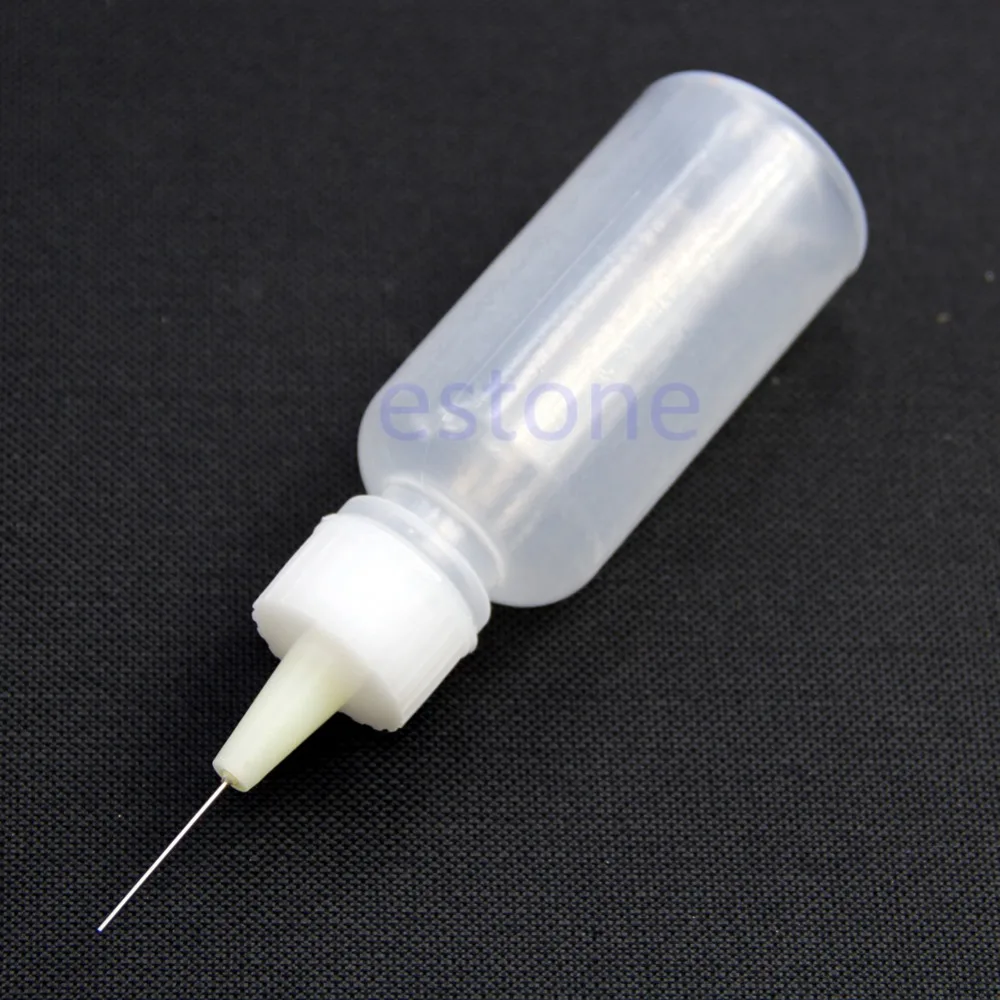 YAS Une bouteille de liquide clair flux colophane 50 мл coller avec une aiguille 10 шт.|Многоразовые бутылки| |