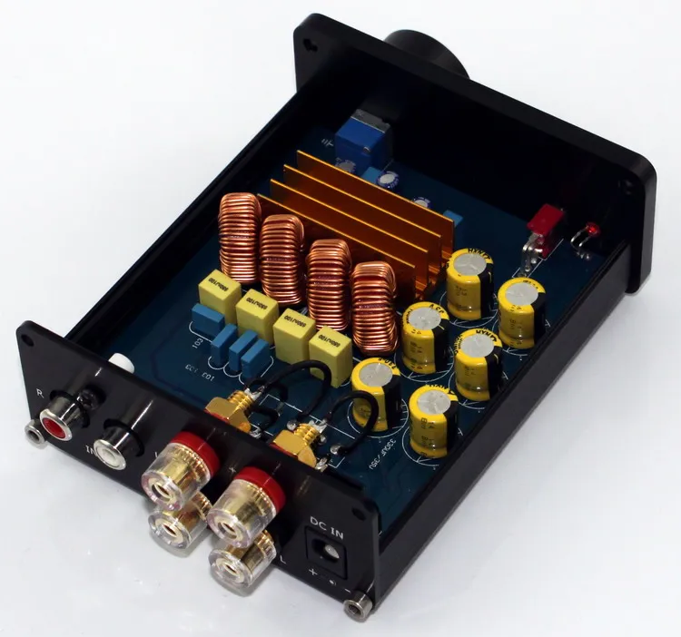 HS-BOX Small TPA3116 2 0 высокомощный цифровой усилитель HIFI 50 Вт + | Электроника