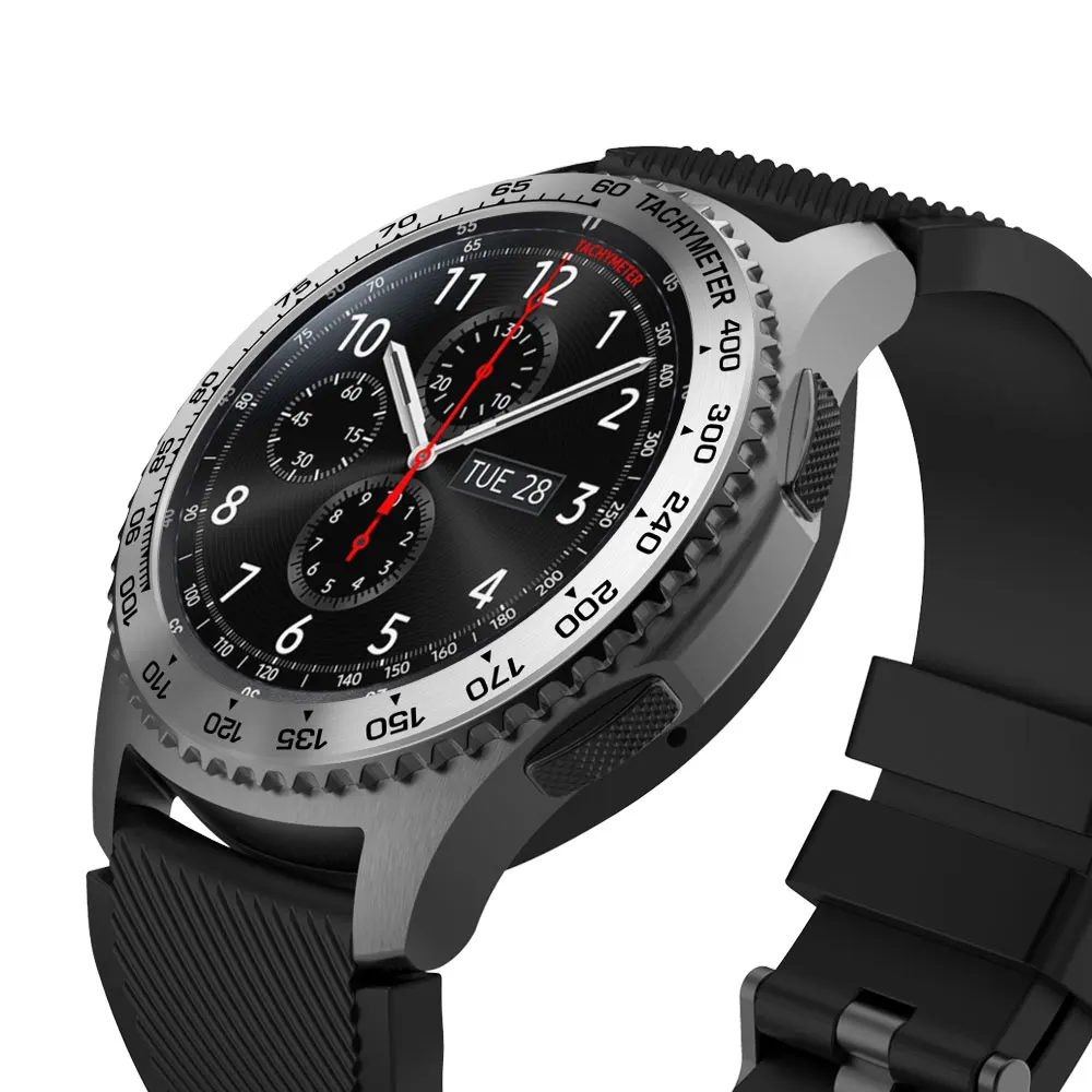 46/42 мм для samsung Galaxy Watch для Galaxy gear S3 Frontier классические металлические защитные кольца весы стальные умные аксессуары для часов - Цвет: 12
